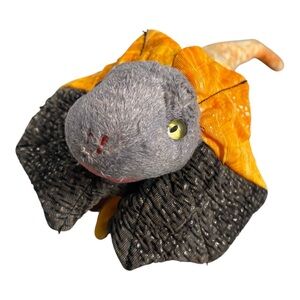 Ty Plush Dinosaur with Gray and Orange Colors